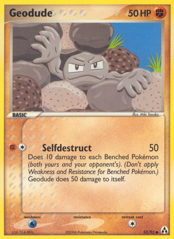 Geodude (53/92) [EX: Legend Maker] | Good Games Cannington