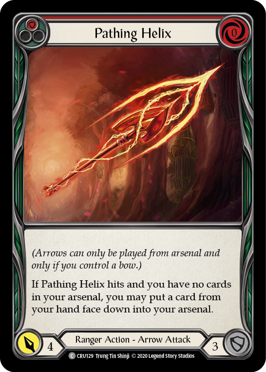 Pathing Helix (Red) [CRU129] 1st Edition Normal | Good Games Cannington