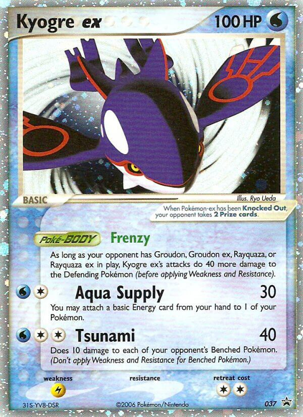 Kyogre ex (037) [Nintendo: Black Star Promos] | Good Games Cannington