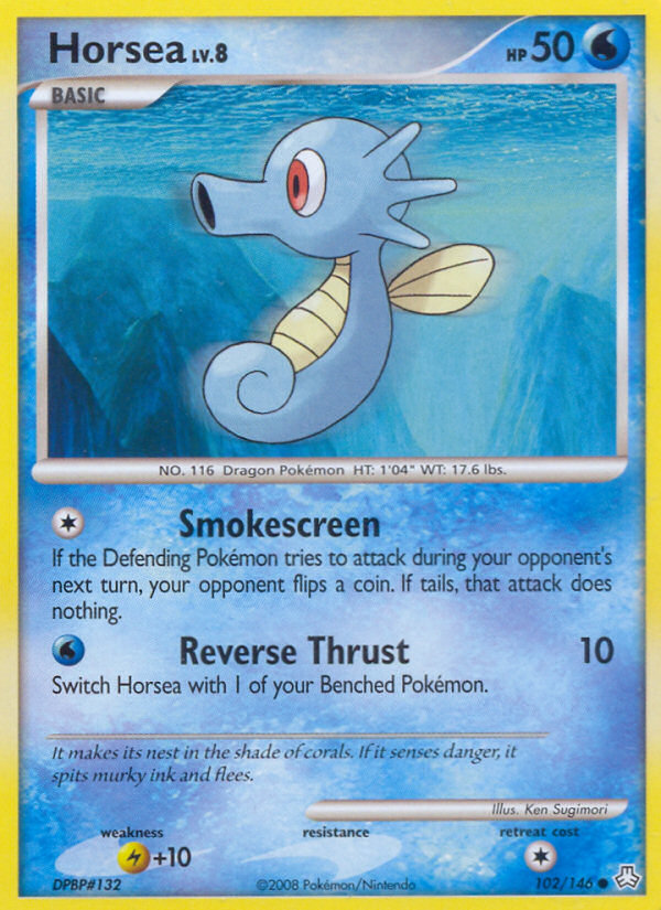 Horsea (102/146) [Diamond & Pearl: Legends Awakened] | Good Games Cannington
