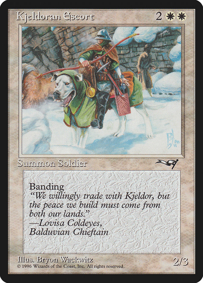 Kjeldoran Escort (Wall Background) [Alliances] | Good Games Cannington