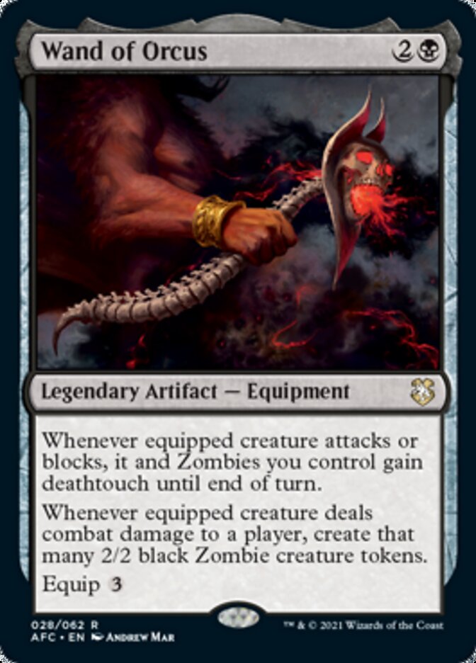 Wand of Orcus [Dungeons & Dragons: Adventures in the Forgotten Realms Commander] | Good Games Cannington