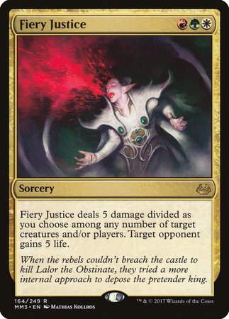 Fiery Justice [Modern Masters 2017] | Good Games Cannington