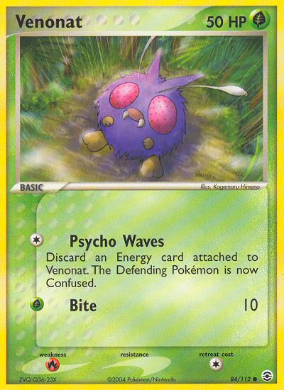 Venonat (84/112) [EX: FireRed & LeafGreen] | Good Games Cannington