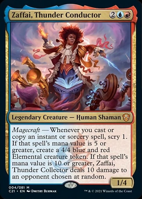 Zaffai, Thunder Conductor [Commander 2021] | Good Games Cannington