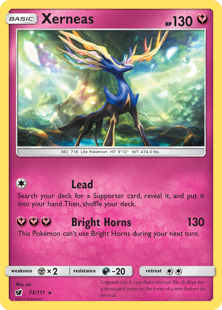 Xerneas (73/111) [Sun & Moon: Crimson Invasion] | Good Games Cannington