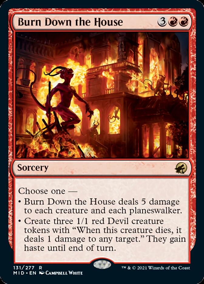 Burn Down the House [Innistrad: Midnight Hunt] | Good Games Cannington
