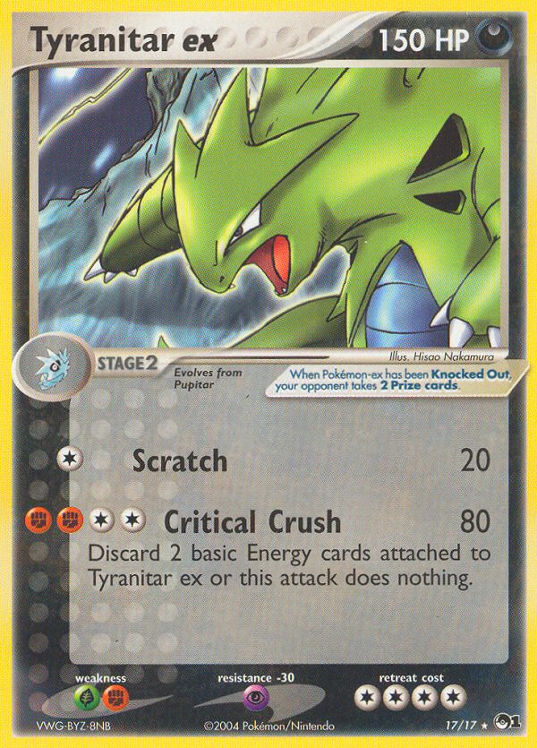 Tyranitar ex (17/17) [POP Series 1] | Good Games Cannington