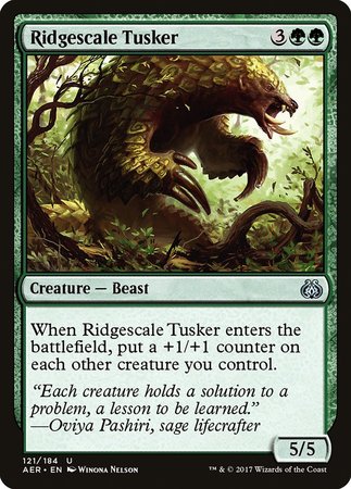 Ridgescale Tusker [Aether Revolt] | Good Games Cannington