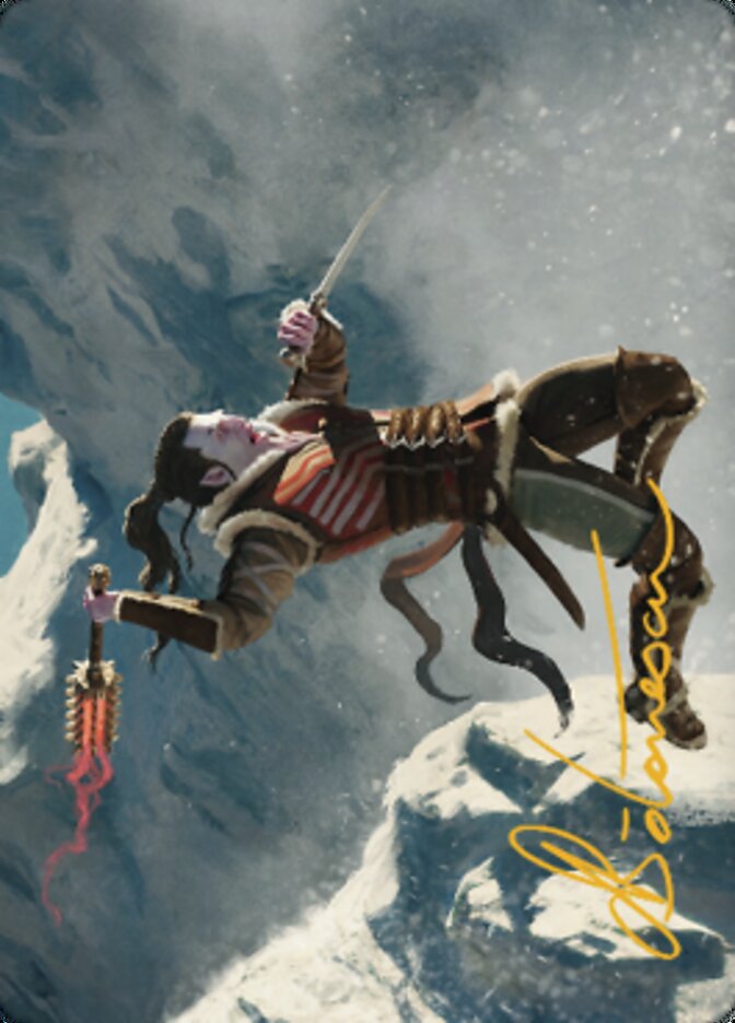Balduvian Berserker Art Card (Gold-Stamped Signature) [Dominaria United Art Series] | Good Games Cannington