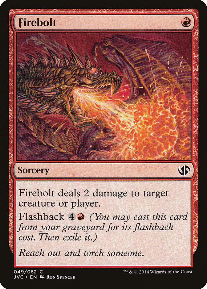 Firebolt [Duel Decks Anthology] | Good Games Cannington