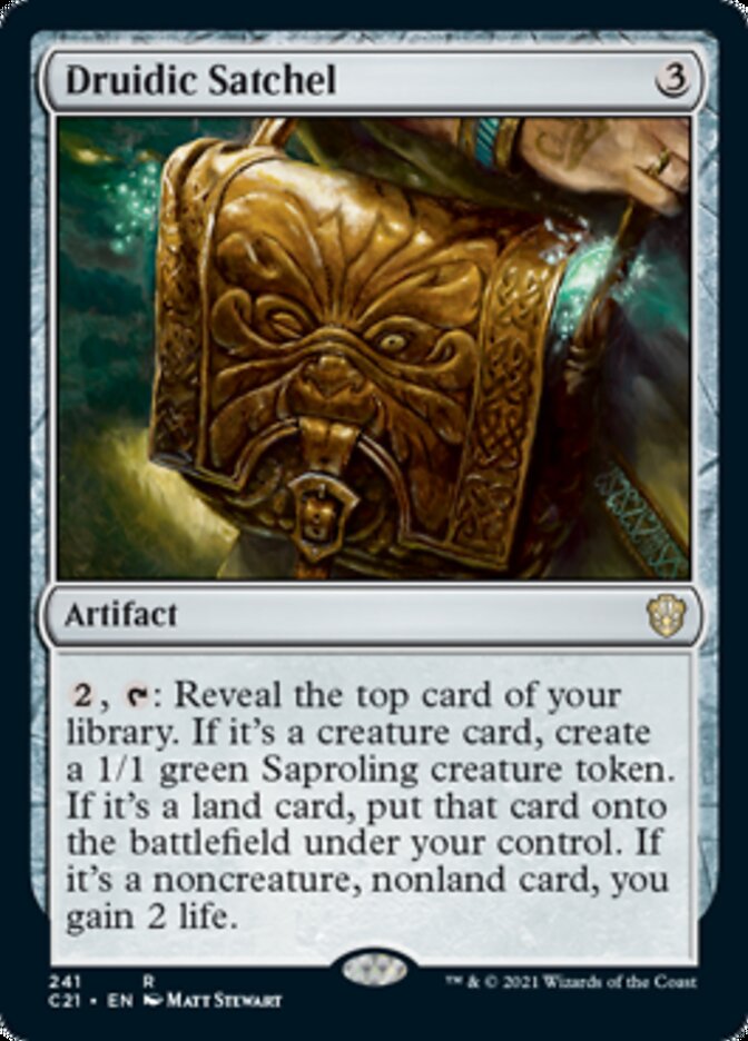 Druidic Satchel [Commander 2021] | Good Games Cannington