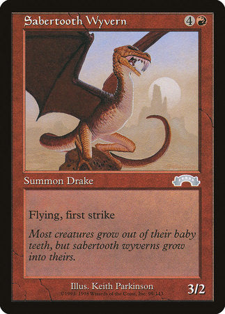 Sabertooth Wyvern [Exodus] | Good Games Cannington