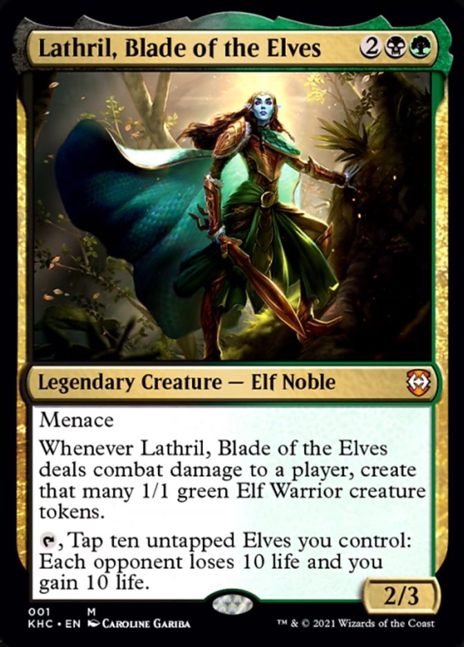 Lathril, Blade of the Elves [Kaldheim Commander] | Good Games Cannington