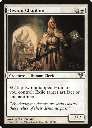 Devout Chaplain [Avacyn Restored] | Good Games Cannington