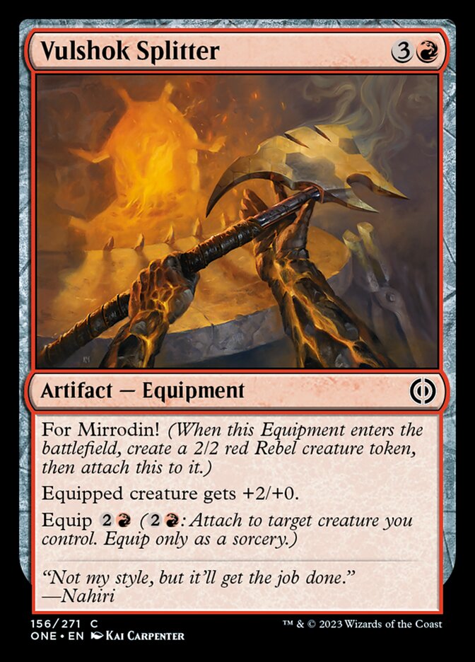 Vulshok Splitter [Phyrexia: All Will Be One] | Good Games Cannington