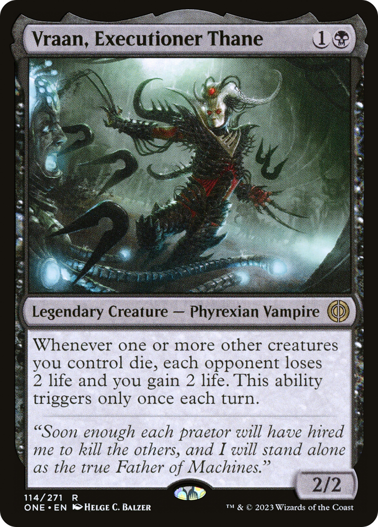 Vraan, Executioner Thane [Phyrexia: All Will Be One] | Good Games Cannington