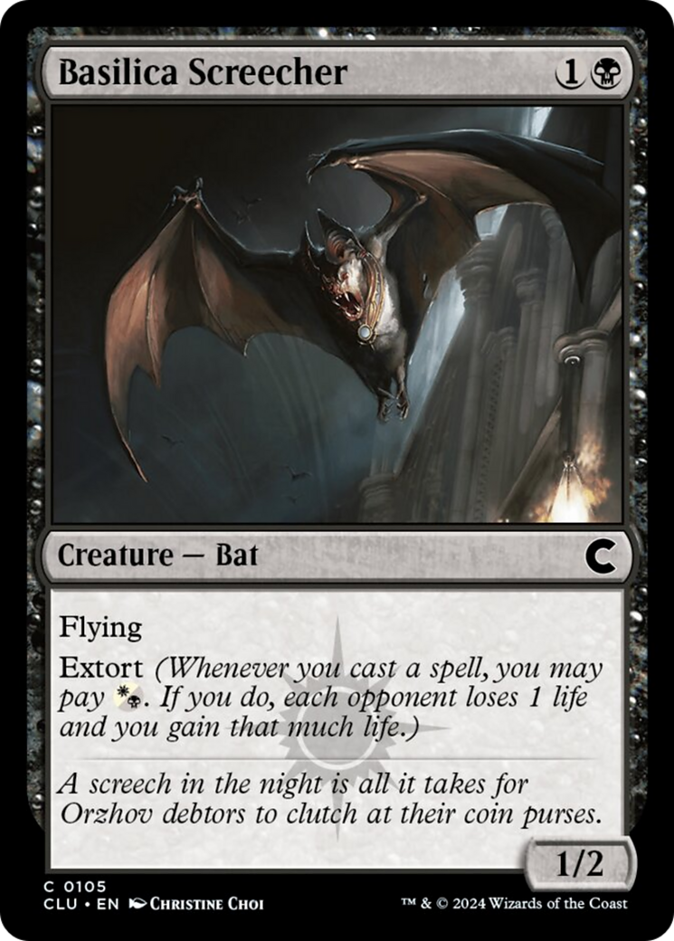 Basilica Screecher [Ravnica: Clue Edition] | Good Games Cannington