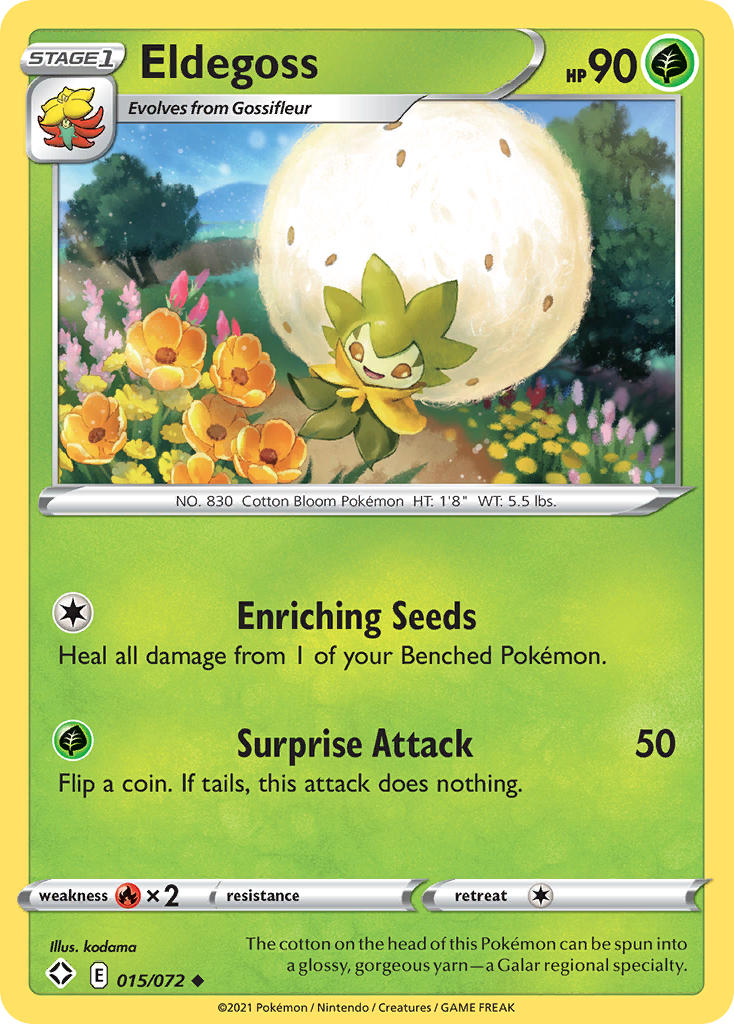 Eldegoss (015/072) [Sword & Shield: Shining Fates] | Good Games Cannington