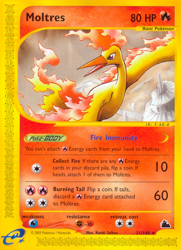 Moltres (21/144) [Skyridge] | Good Games Cannington