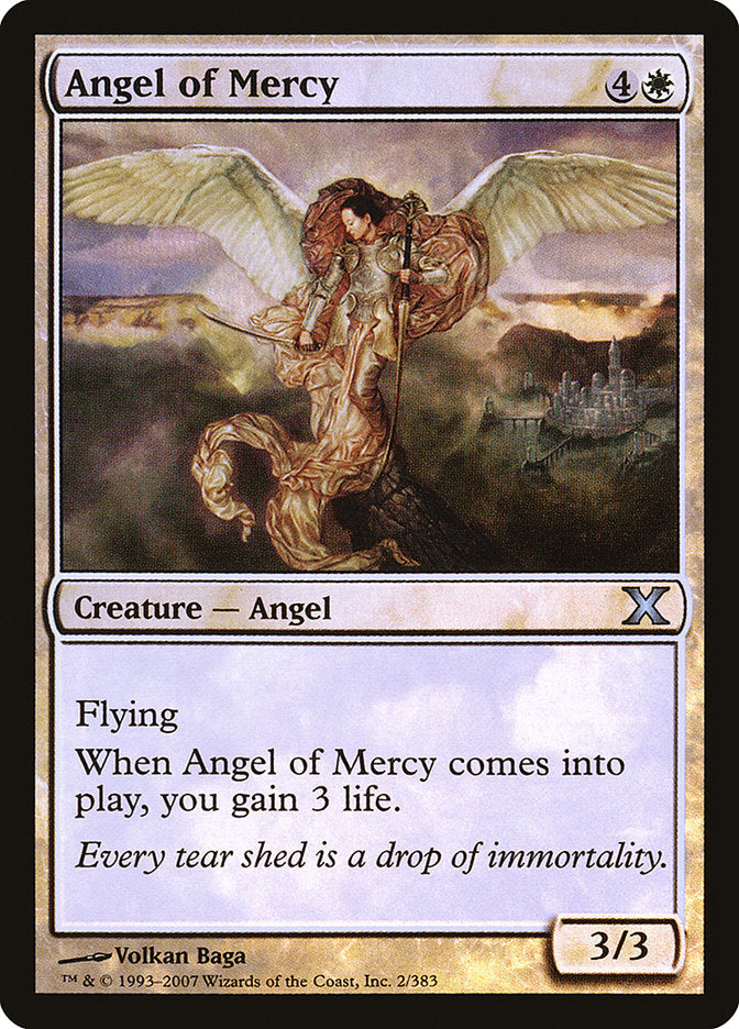Angel of Mercy (Premium Foil) [Tenth Edition] | Good Games Cannington