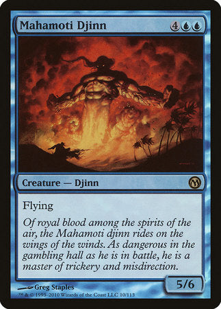Mahamoti Djinn [Duels of the Planeswalkers] | Good Games Cannington