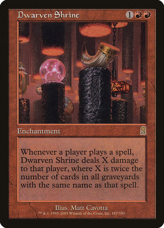 Dwarven Shrine [Odyssey] | Good Games Cannington