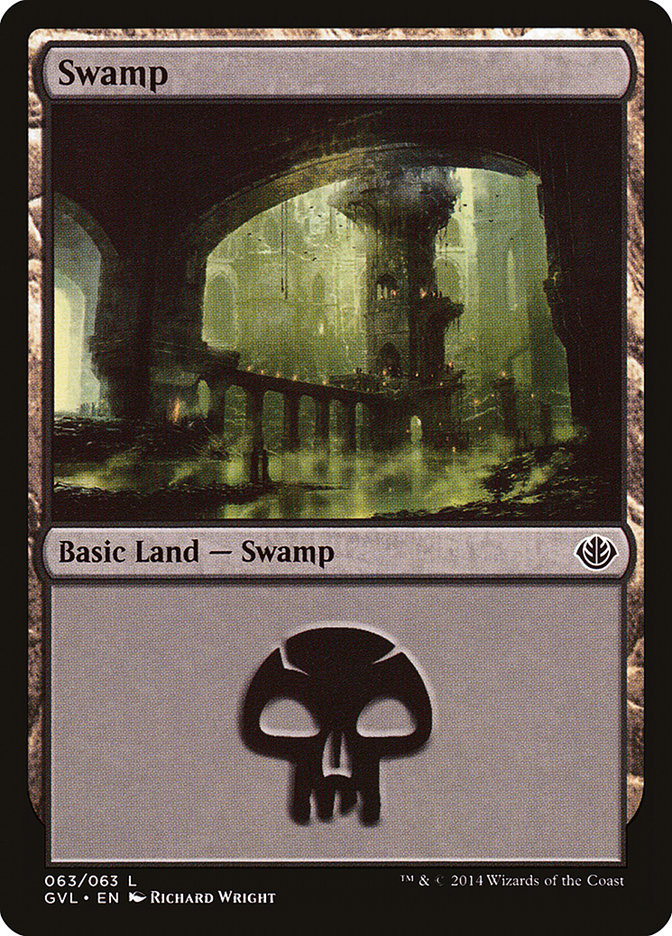 Swamp (63) (Garruk vs. Liliana) [Duel Decks Anthology] | Good Games Cannington
