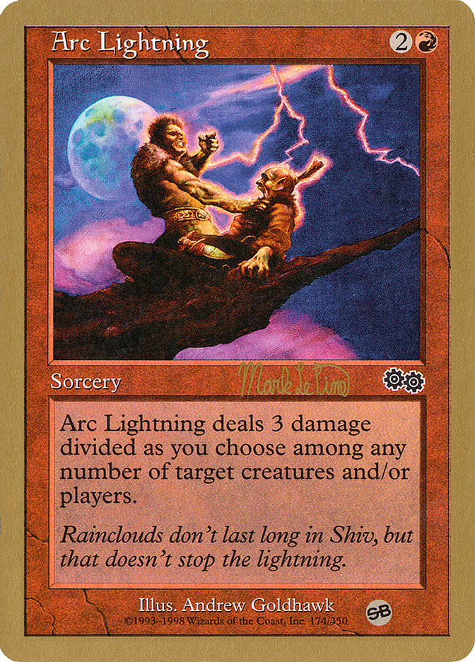 Arc Lightning (Mark Le Pine) (SB) [World Championship Decks 1999] | Good Games Cannington