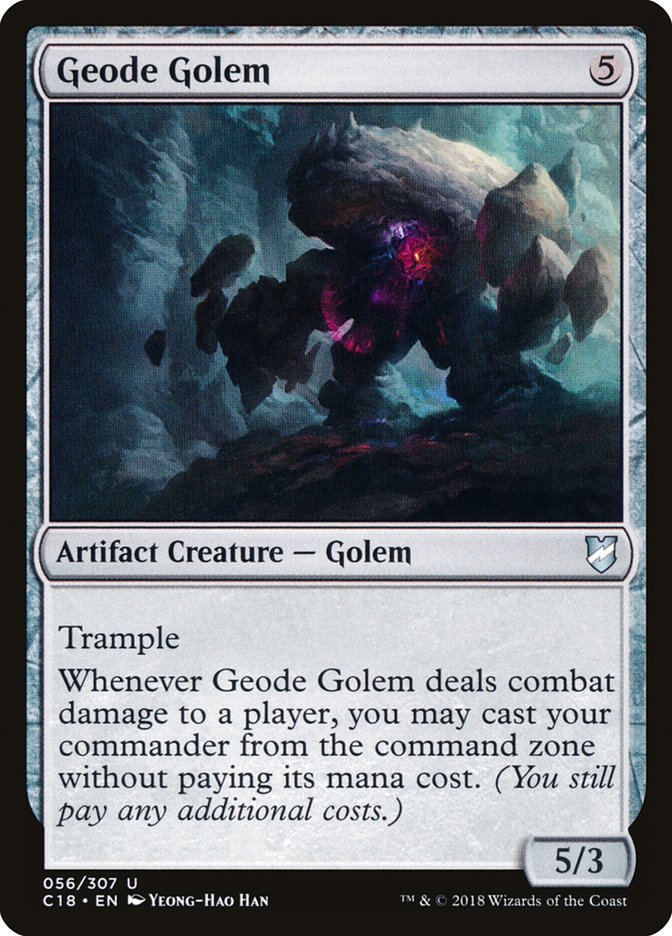 Geode Golem [Commander 2018] | Good Games Cannington
