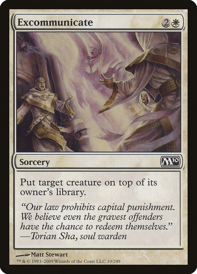 Excommunicate [Magic 2010] | Good Games Cannington