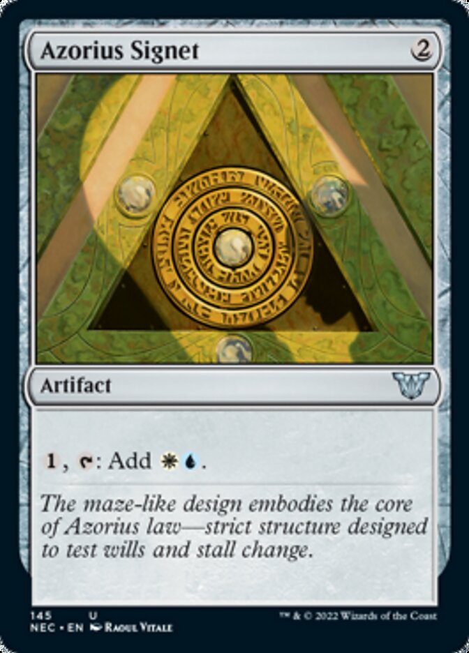 Azorius Signet [Kamigawa: Neon Dynasty Commander] | Good Games Cannington