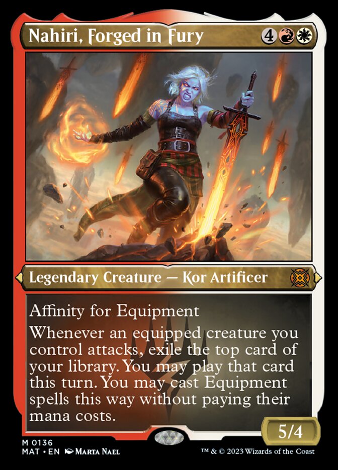 Nahiri, Forged in Fury (Foil Etched) [March of the Machine: The Aftermath] | Good Games Cannington