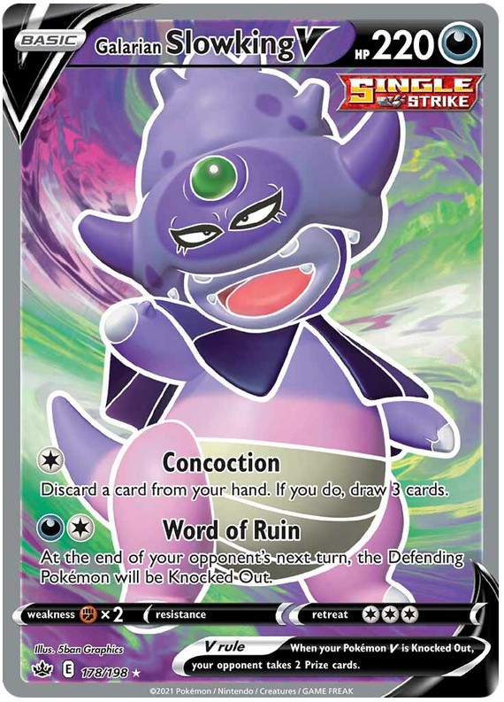 Galarian Slowking V (178/198) [Sword & Shield: Chilling Reign] | Good Games Cannington