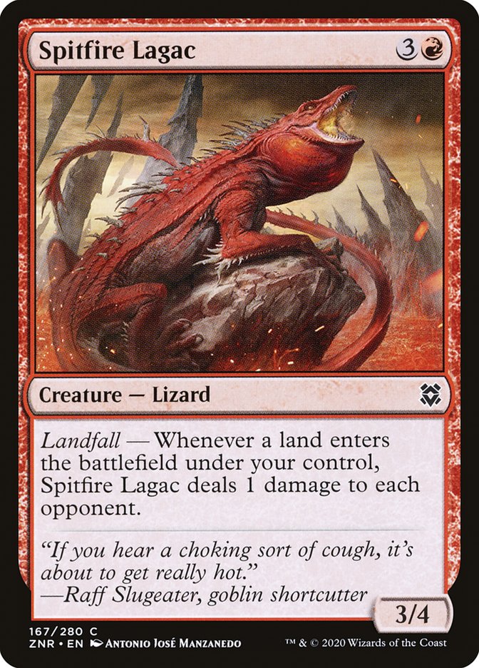 Spitfire Lagac [Zendikar Rising] | Good Games Cannington