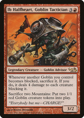 Ib Halfheart, Goblin Tactician [Duel Decks: Elves vs. Goblins] | Good Games Cannington
