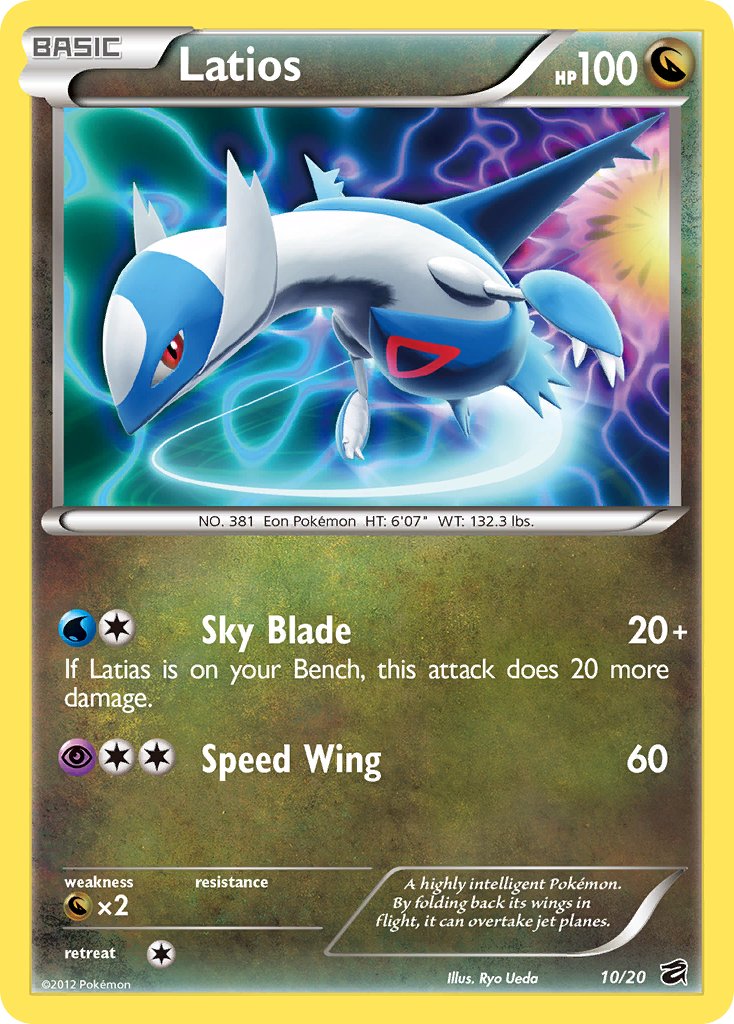 Latios (10/20) [Black & White: Dragon Vault] | Good Games Cannington