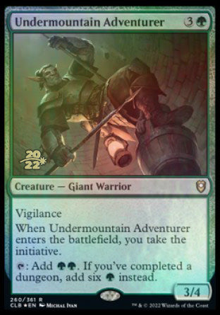 Undermountain Adventurer [Commander Legends: Battle for Baldur's Gate Prerelease Promos] | Good Games Cannington