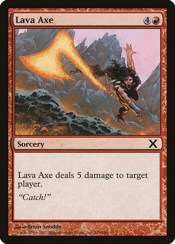 Lava Axe [Tenth Edition] | Good Games Cannington