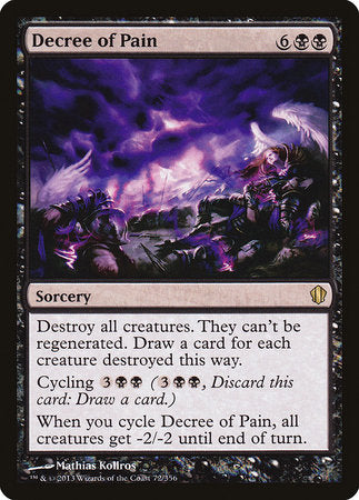 Decree of Pain [Commander 2013] | Good Games Cannington