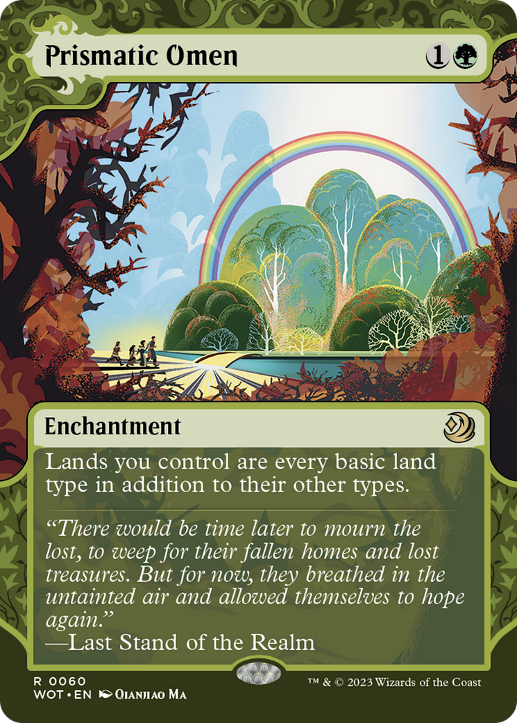 Prismatic Omen [Wilds of Eldraine: Enchanting Tales] | Good Games Cannington