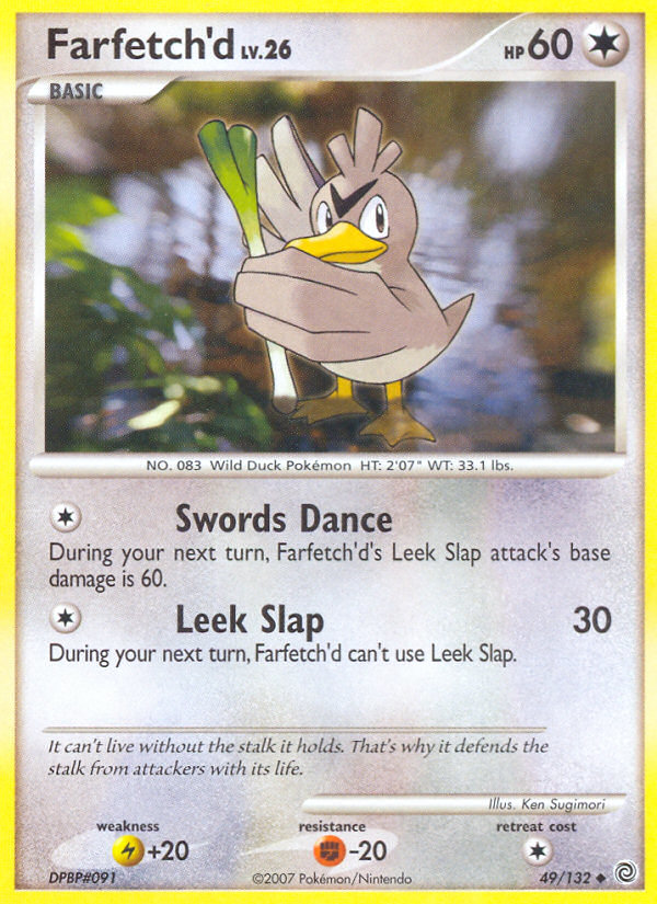 Farfetch'd (49/132) [Diamond & Pearl: Secret Wonders] | Good Games Cannington