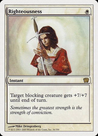 Righteousness [Ninth Edition] | Good Games Cannington