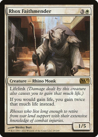 Rhox Faithmender [Magic 2013] | Good Games Cannington