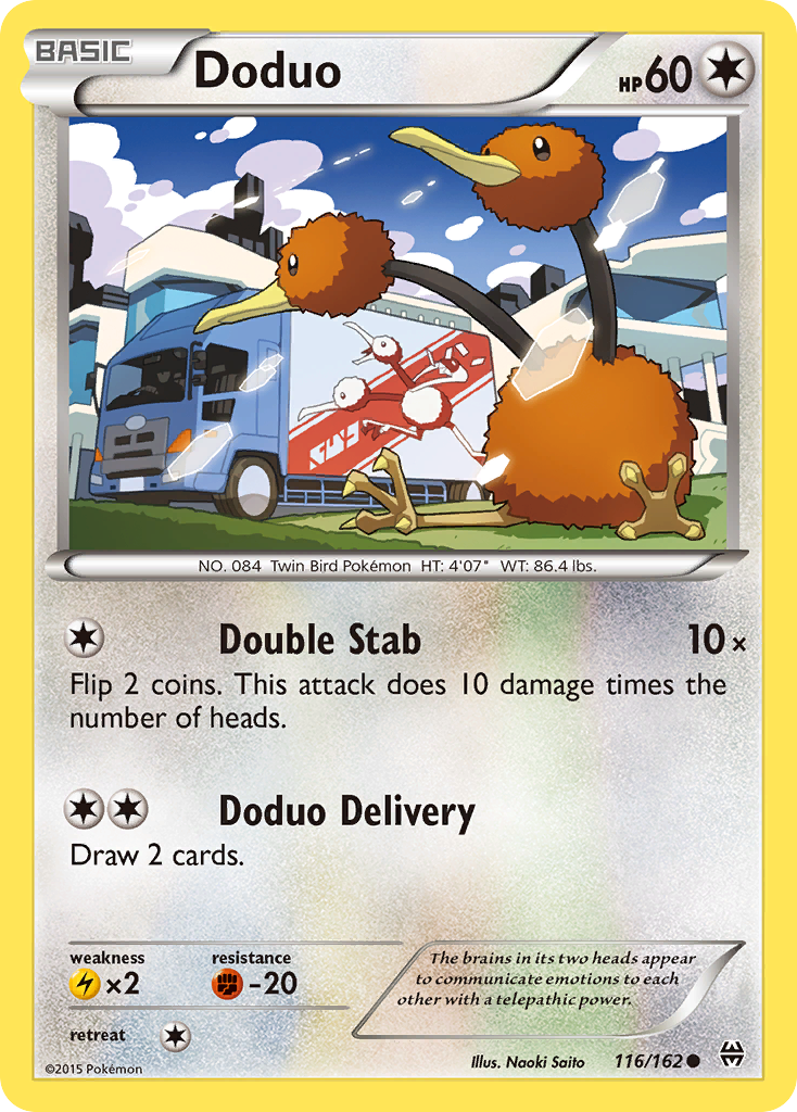 Doduo (116/162) [XY: BREAKthrough] | Good Games Cannington