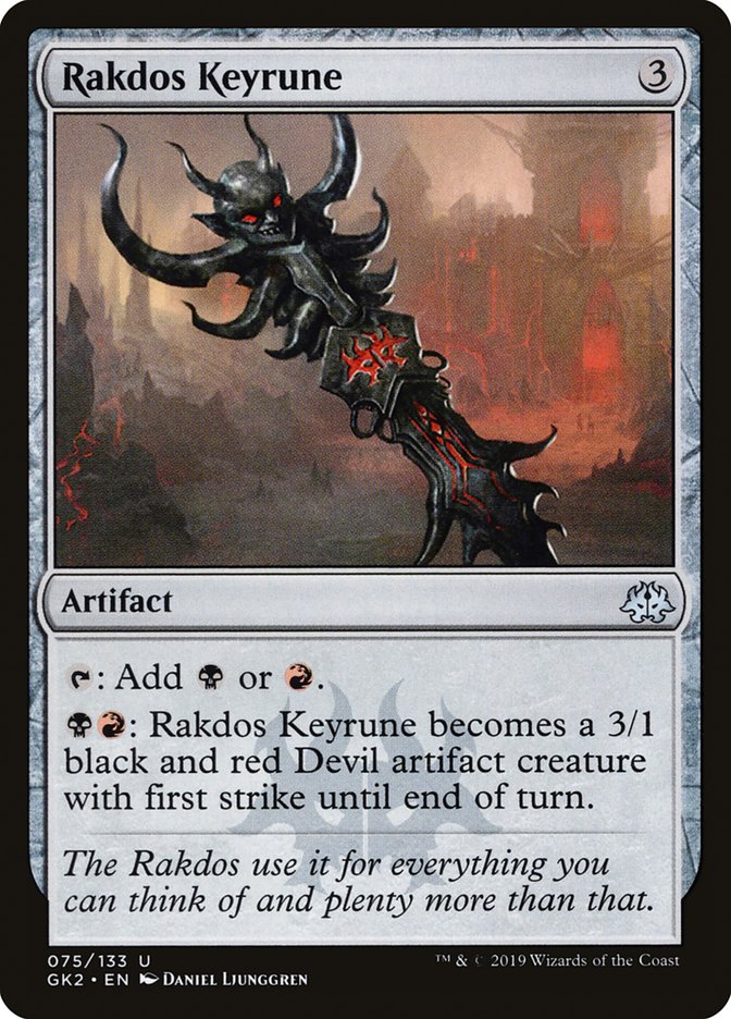 Rakdos Keyrune [Ravnica Allegiance Guild Kit] | Good Games Cannington