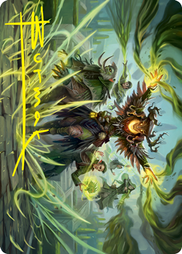 Witherbloom Command Art Card (Gold-Stamped Signature) [Strixhaven: School of Mages Art Series] | Good Games Cannington