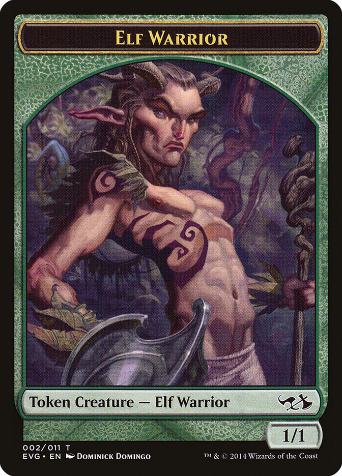 Elf Warrior Token (Elves vs. Goblins) [Duel Decks Anthology Tokens] | Good Games Cannington
