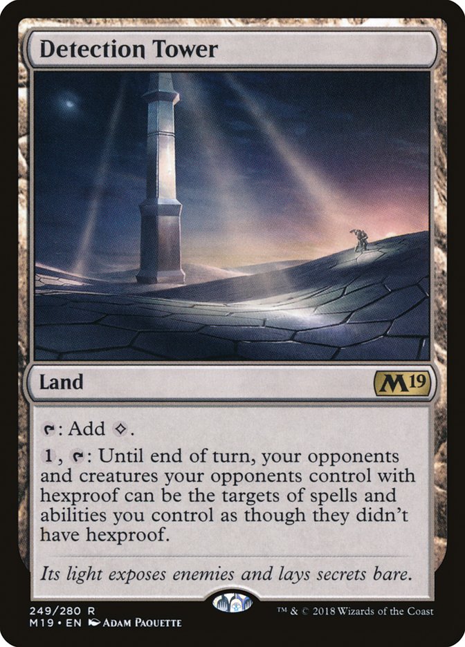Detection Tower [Core Set 2019] | Good Games Cannington