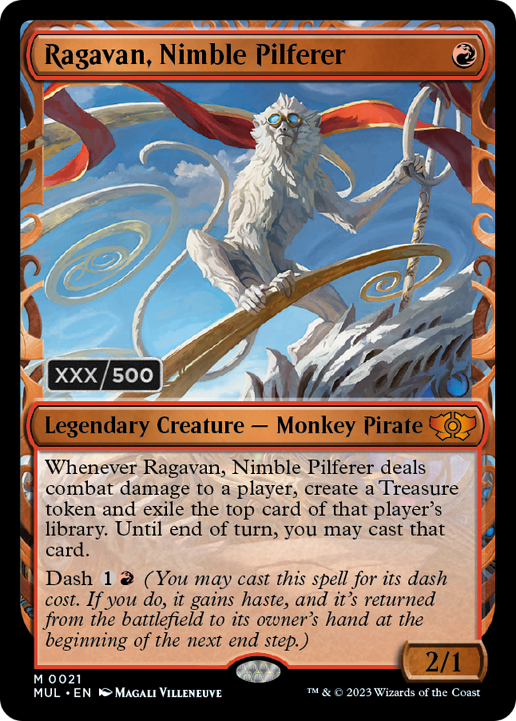 Ragavan, Nimble Pilferer (Serialized) [Multiverse Legends] | Good Games Cannington